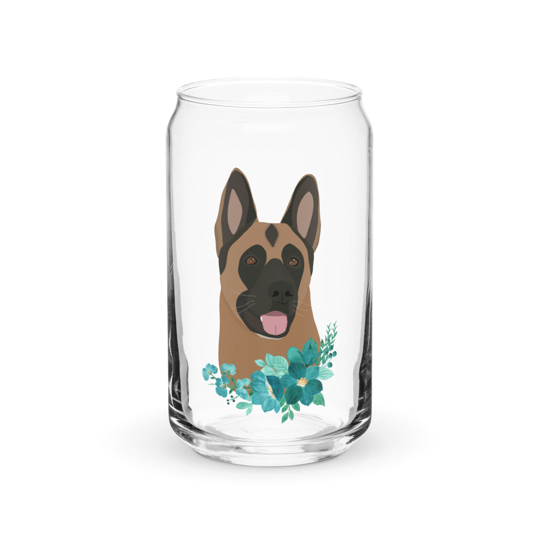 Can-shaped Glass - German Shepherd