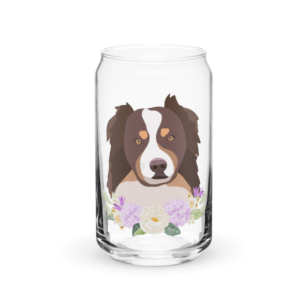 Can-shaped Glass - Australian Shepherd
