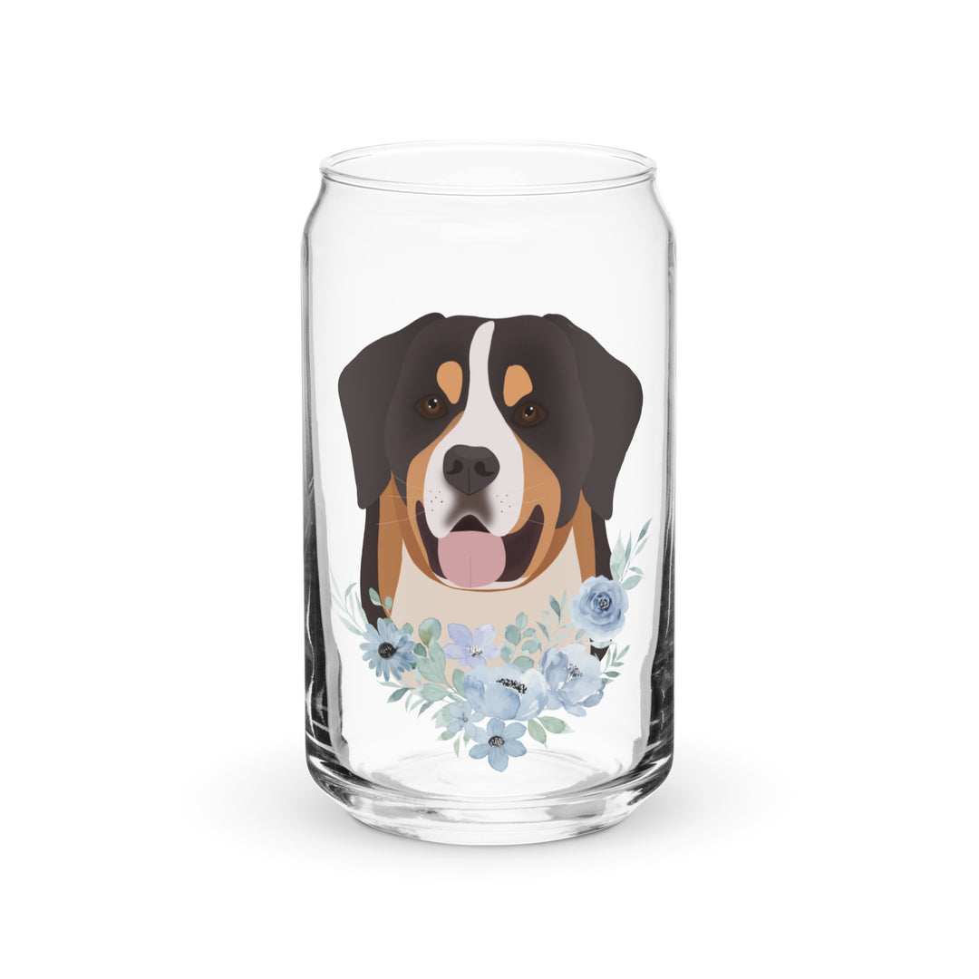 Can-shaped Glass - Bernese Mountain Dog