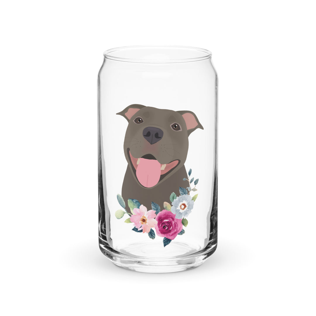 Can-shaped Glass - Pit Bull