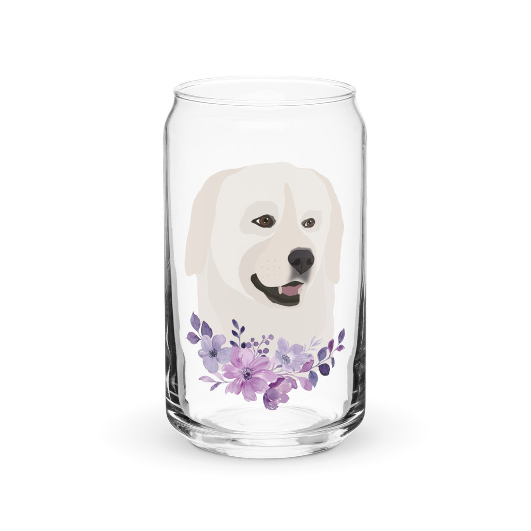Can-shaped Glass - Great Pyrenees