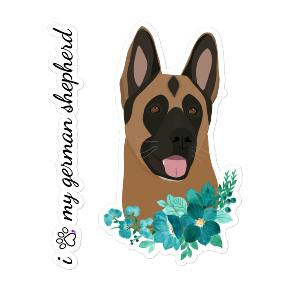 Bubble-free Stickers - German Shepherd