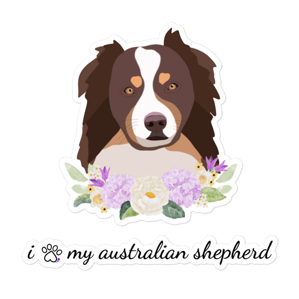 Bubble-free Stickers - Australian Shepherd