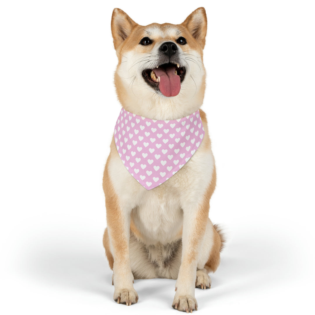 Puppy Love Pet Bandana Collar - Pink