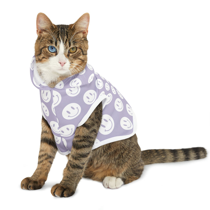 Happy Day Pet Hoodie - Lavender