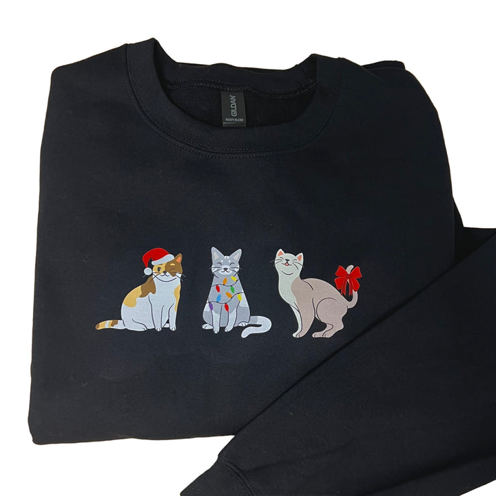 Unisex Sweatshirt - Christmas Kitties