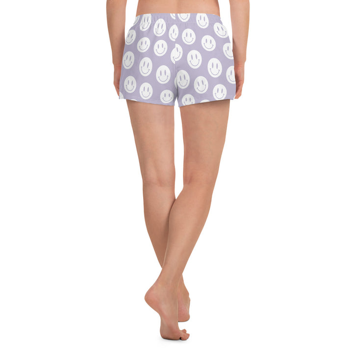 Happy Day Women’s Recycled Athletic Shorts - Lavendar