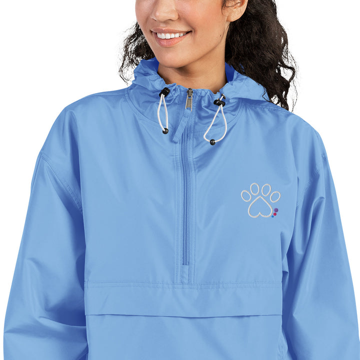 Bright Paw Embroidered Champion Packable Jacket