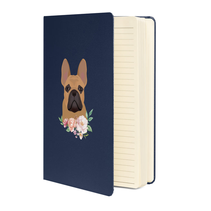 Hardcover Bound Notebook - French Bulldog