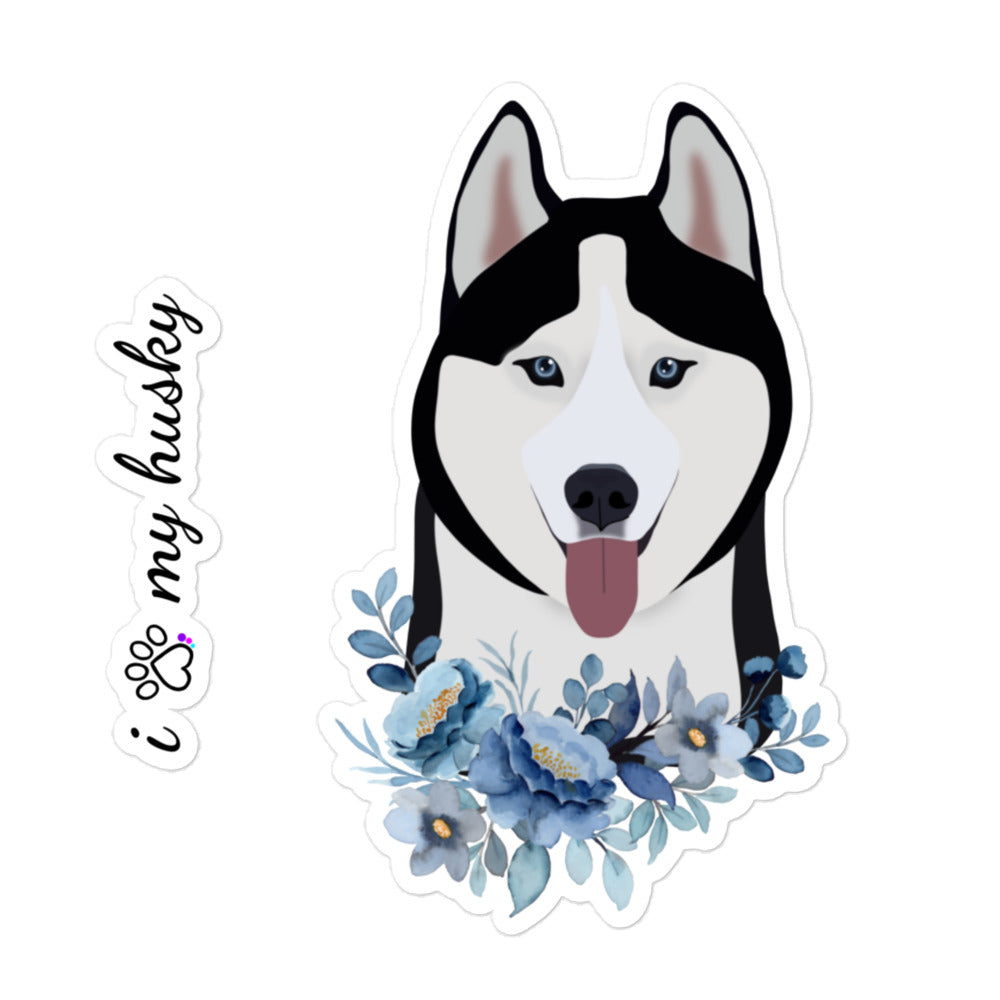 Bubble-free Stickers - Husky