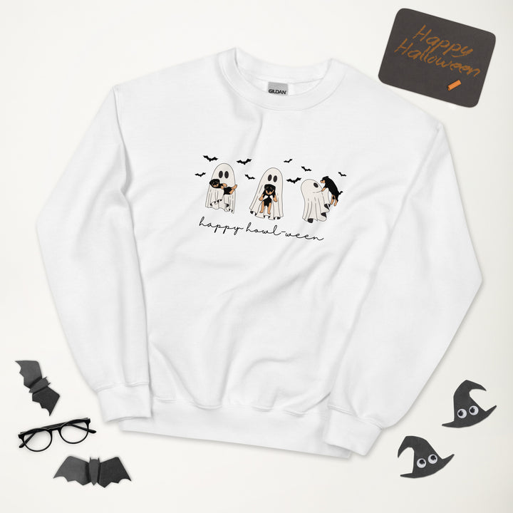 Unisex Sweatshirt - Cute Ghost Puppy