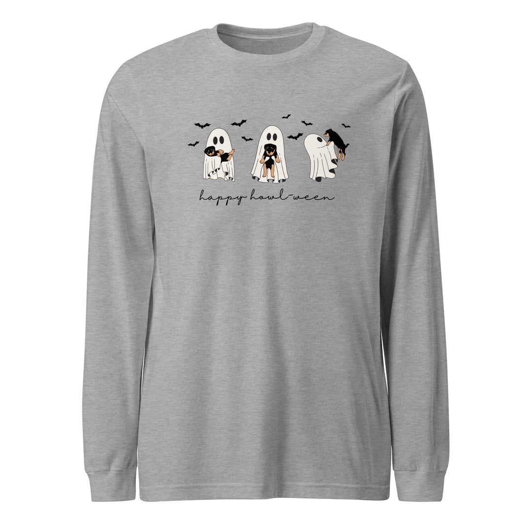 Unisex Long Sleeve Tee - Cute Ghost Puppy