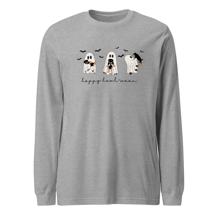 Unisex Long Sleeve Tee - Cute Ghost Puppy