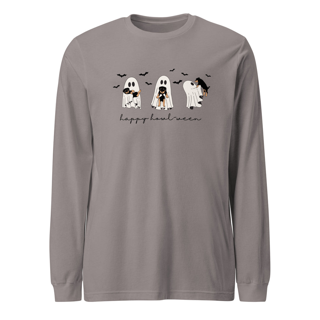 Unisex Long Sleeve Tee - Cute Ghost Puppy