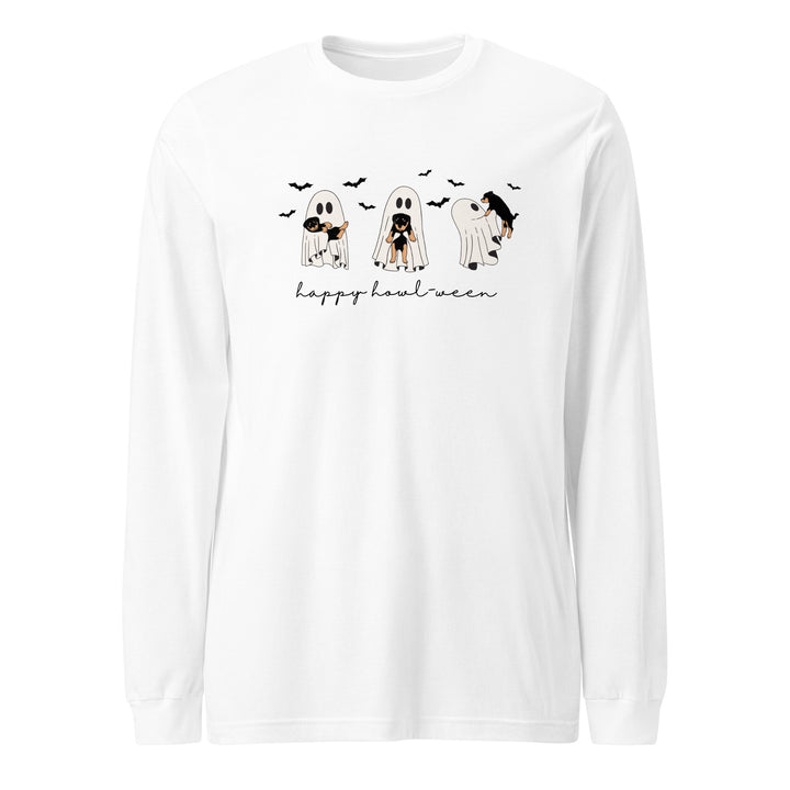 Unisex Long Sleeve Tee - Cute Ghost Puppy